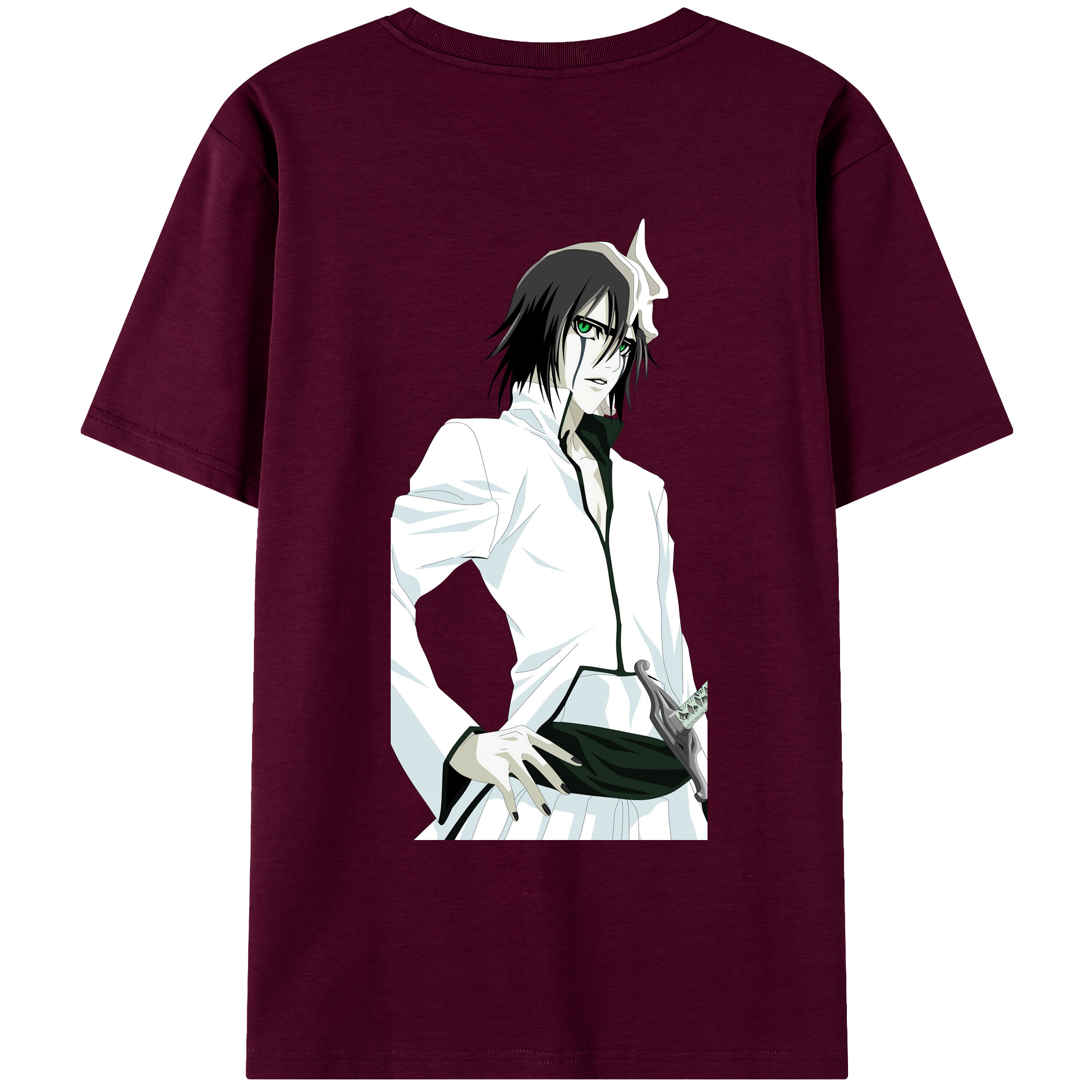 （画像用） ブリーチ ウルキオラ·シファー BLEACH Ulquiorra cifer レディース半袖Tシャツ(バックプリント)